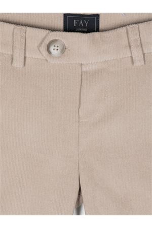 pantalone in cotone beige FAY KIDS | FV6510V0131185